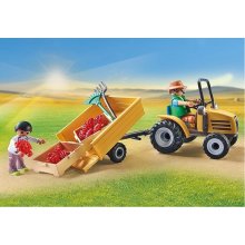 Playmobil 71442 Country tractor with trailer...