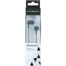 Vivanco earphones Solidsound, black (38901)