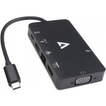 V7 USB-C VIDEO + ETHERNET ADAPTER...