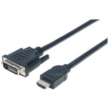 Manhattan HDMI to DVI-D 24+1 Cable, 3m, Male...