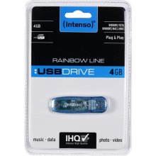Флешка INTENSO Rainbow Line 4GB USB Stick...