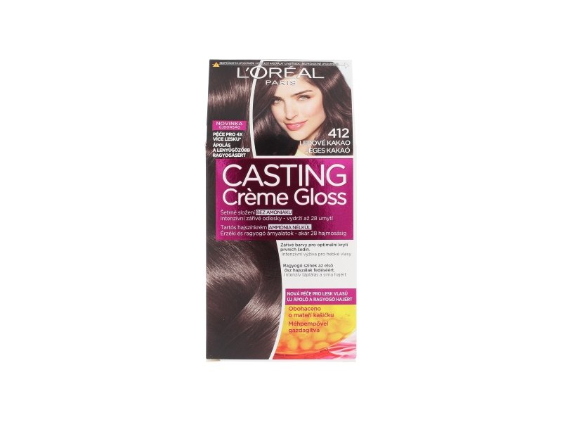 L'Oréal Paris Casting Creme Gloss 412 Iced Cocoa 48ml - Hair Color for  Women Brown 
