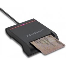 Qoltec Smart chip card scanner USB 2.0...