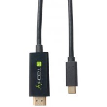 Techly USB Typ C ST auf HDMI 2.0 4K, 2m...