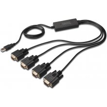 DIGITUS USB 2.0 to 4x RS232 Cable