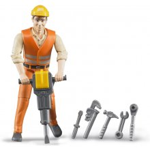BRUDER bworld Construction worker with...
