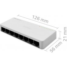 QOLTEC Nrtwork SWITCH 8xRJ45 port 100Mbps...