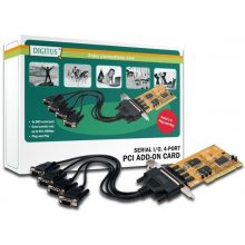 DIGITUS PCI Card 4x D-Sub9 seriell Ports