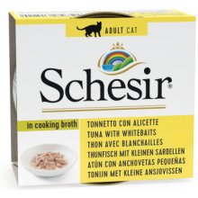 Schesir tuna + whitebaits in cooking broth...
