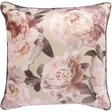 Home4you Padi HOLLY 45x45cm, roosad pojengid