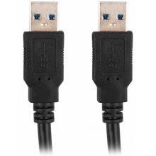 Lanberg cable USB-A M/M 3.0 0.5m black