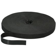 EFB Klettband 20mm schwarz, 25m Rolle