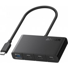 ANKER 4w1 hub USB-C 10Gbps black