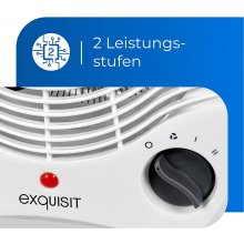 Exquisit HL 32025, fan heater (white)
