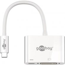 Goobay USB-C™ DVI, PD Adapter, White