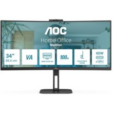 AOC V5 CU34V5CW LED display 86.4 cm (34")...