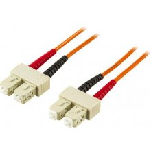 Deltaco FB-51 fibre optic cable 1 m 2x SC...