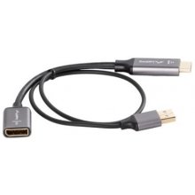 LANBERG Adapter HDMI(M)-Display port(F)4K 20...