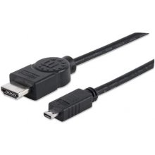 Manhattan HDMI-Kabel Ethernet A -> micro A...