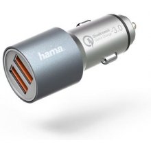 Hama Qualcomm Quick Charge 3.0 Silver Auto