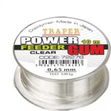 Traper Power Feeder Gum Clear 10m 0.65mm 9kg