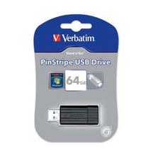 Mälukaart Verbatim PinStripe - USB Drive 64...