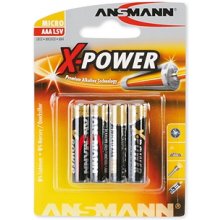 Ansmann 1x4 Alkaline Micro AAA LR 03 X-Power