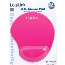 Logilink Gel mouse pad, pink