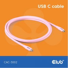 Club 3D Club3D Lifestyle USB-C Kabel PD...