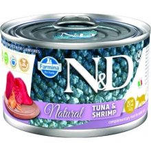 Farmina N&D Cat Natural Tuna&Shrimp- wet cat...