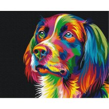 Symag Picture Paint it - Dog in colors