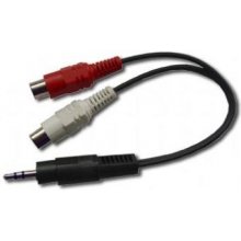 GEMBIRD Cable Minijack->2xCinch (F) 20cm