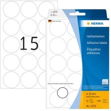 HERMA Vielzwecketiketten weiß 32 mm rund...