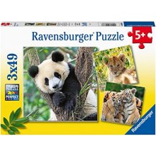 Ravensburger Childrens puzzle panda, tiger...