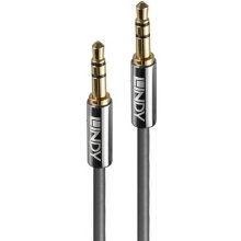 Lindy 0.5m 3.5mm Audio Cable, Cromo Line