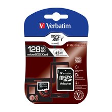 Флешка Verbatim Premium 128 GB MicroSDXC...
