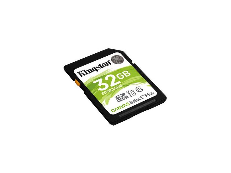 Карта памяти kingston canvas select plus sdhc 32gb