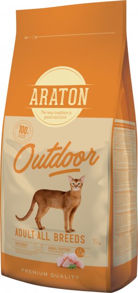 ARATON cat adult Outdoor 15kg food for adult cats ART45643