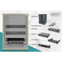 DIGITUS Network Set - 254 mm (10") - 9U, 312...